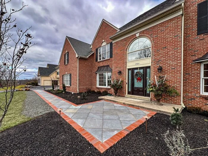 Residential Hardscape and Landscape and Low Voltage Lighting project in hatfield, pa